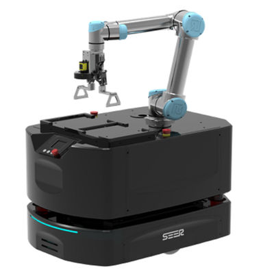 UR Callaborative robot and robotiq robot gripper for AGV Robot