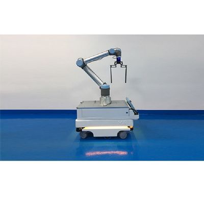 UR Callaborative robot and robotiq robot gripper for AGV Robot