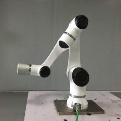 Robotic Arm Manipulator Of Elfin E05-L Collaborative Universal Robot Used For The Lock Screw
