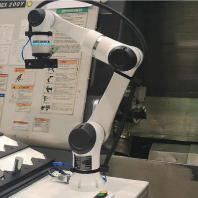 Robotic Arm Manipulator Of Elfin E05-L Collaborative Universal Robot Used For The Lock Screw