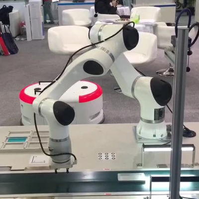 Robot Collaborative With AGV Robot Of Elfin E03 Repeatability 0.03mm 6 Axis Robotic Arm Manipulator