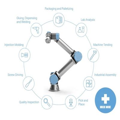 smallest  table-top robot UR3 collaborative robot application as industrial cobot robot  owning high efficiency