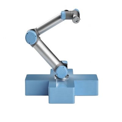 UR 3e  collaborative table-top robot  used to picking, assembling, and placing parts generally industrial robots arm