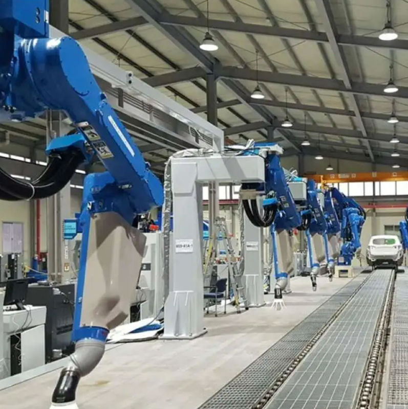 Motoman GP180 Industrial Robot Arm 180KG YRC1000 Controller With Linear Tracker For Automatic Handing Solutions