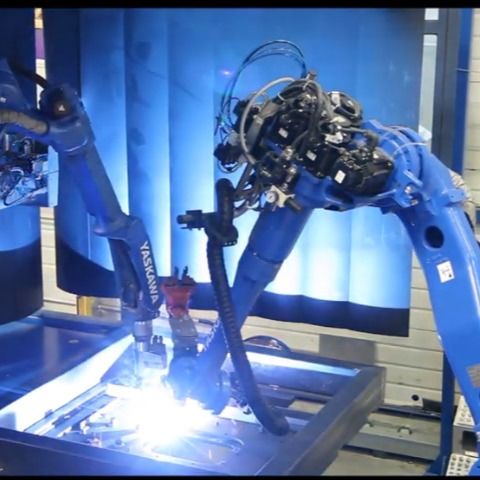 6 Axis Industrial Welding Robots 220V 380V High Speed Manipulator