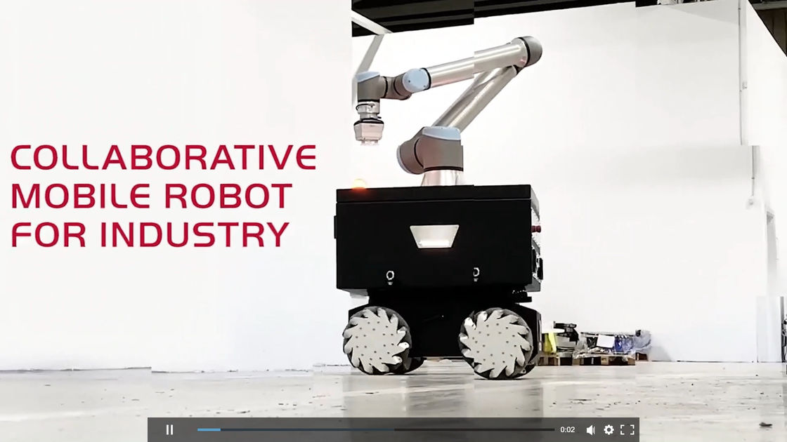 RBKAIROS+collaborative robot manipulator with UR5 designed for industrial applications pick and place robot