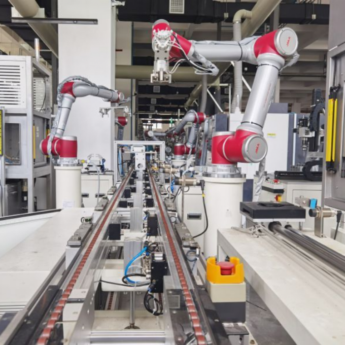 Glue Robot Of JAKA Zu 12s Robotic Arm Glue TCP/UDP Coummunication