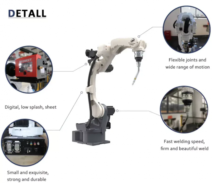 6 Axis Welding Positioner Machine 3 Phase 380V Robotic Welding Positioners